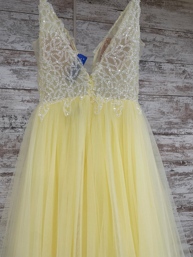 YELLOW A LINE GOWN (NEW)