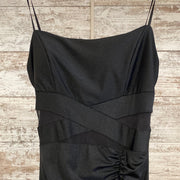 BLACK LONG EVENING GOWN