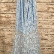 BLUE LACE MERMAID GOWN (NEW)