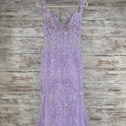 LAVENDER SPARKLY LONG GOWN