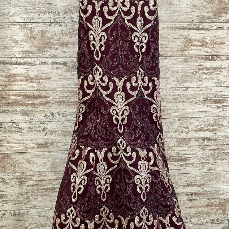 BURGUNDY/GOLD MERMAID (NEW)