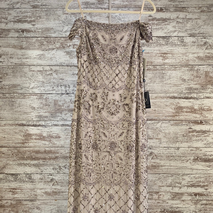GRAY SEQUIN LONG GOWN (NEW)