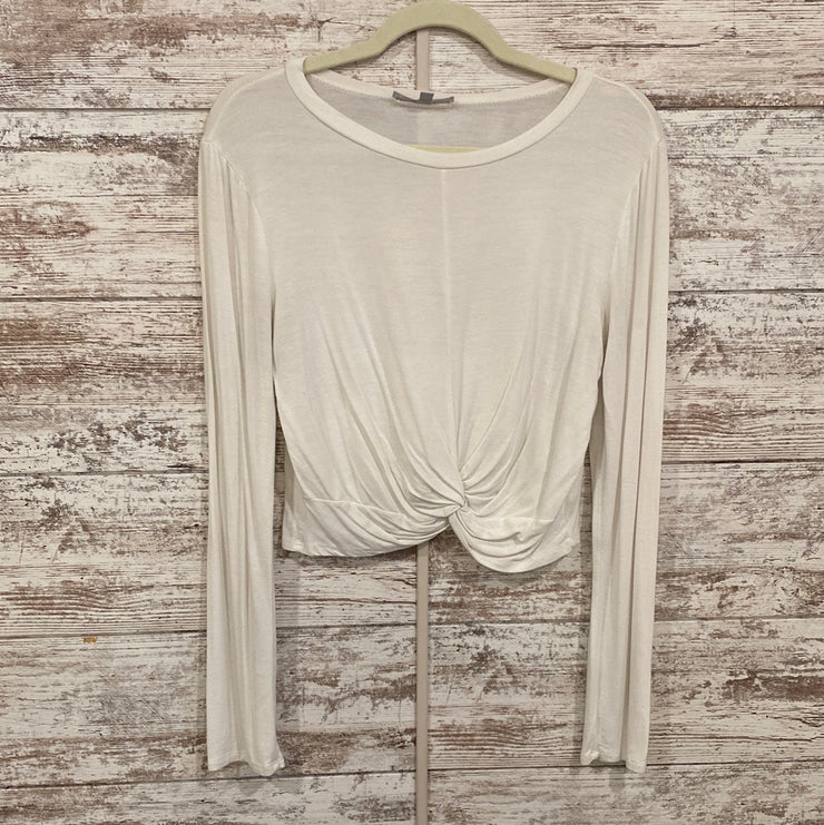 WHITE LONG SLEEVE TOP