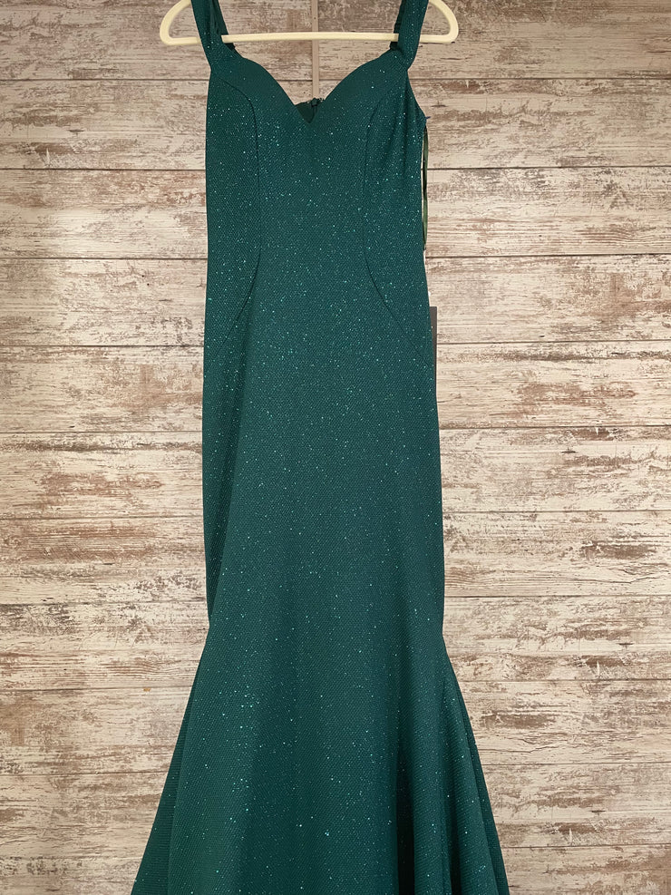 GREEN SPARKLY MERMAID GOWN-NEW