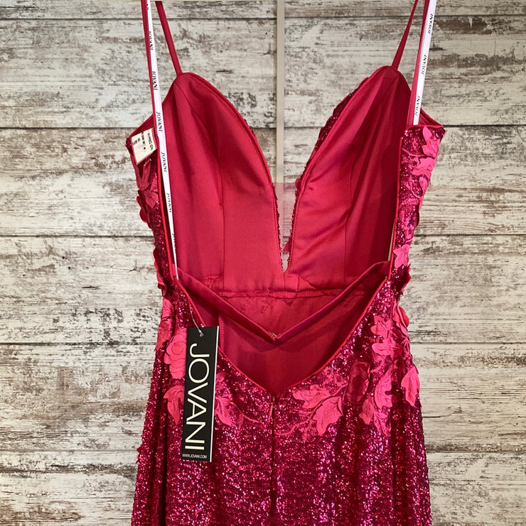 PINK/FLORAL LONG GOWN (NEW)