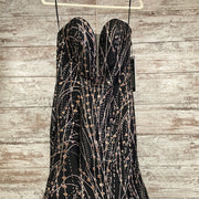 BLACK/GOLD MERMAID GOWN (NEW)