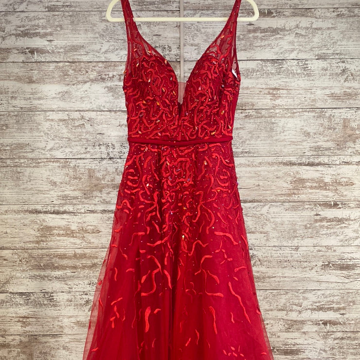 RED PRINCESS GOWN