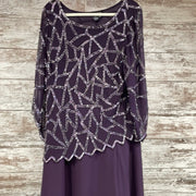 PURPLE SPARKLY LONG DRESS