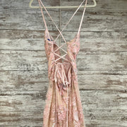 PINK FLORAL LONG GOWN (NEW)
