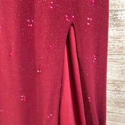 BURGUNDY LONG DRESS (NEW)