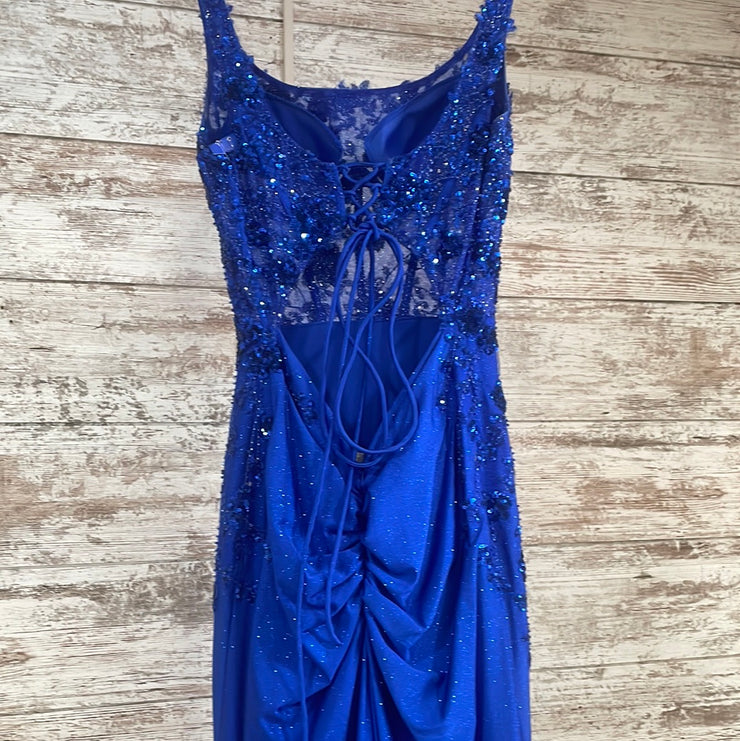 ROYAL BLUE SPARKLY MERMAID GOW