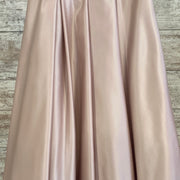 PINK/BLACK A LINE GOWN (NEW)