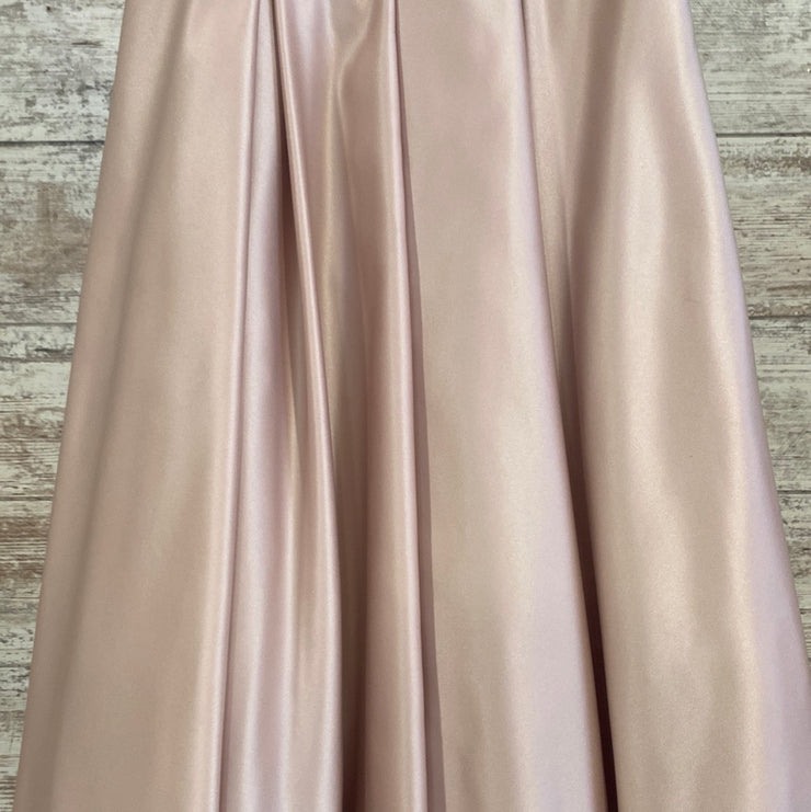 PINK/BLACK A LINE GOWN (NEW)