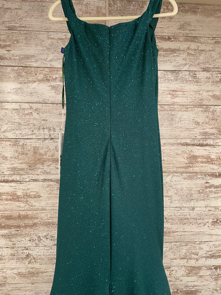 GREEN SPARKLY MERMAID GOWN-NEW