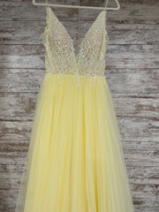 YELLOW A LINE GOWN (NEW)