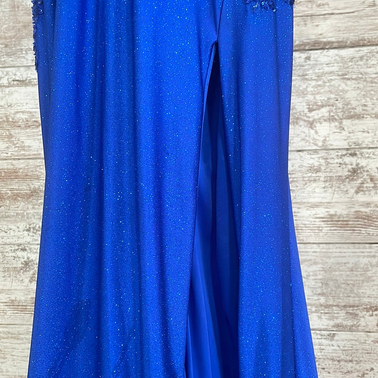 ROYAL BLUE SPARKLY MERMAID GOW