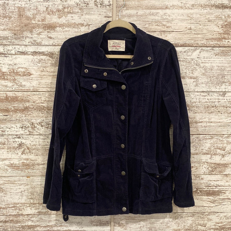 NAVY ZIP UP JACKET