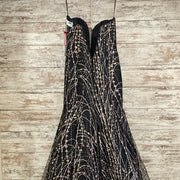 BLACK/GOLD MERMAID GOWN (NEW)