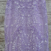 LAVENDER SPARKLY LONG GOWN