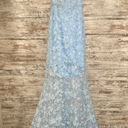 BLUE LACE MERMAID GOWN (NEW)