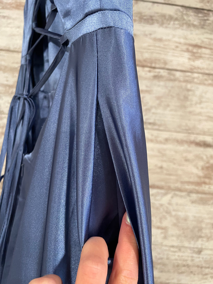 BLUE A LINE GOWN (NEW)