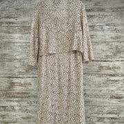 IVORY/GOLD 2 PC. LONG DRESS SE