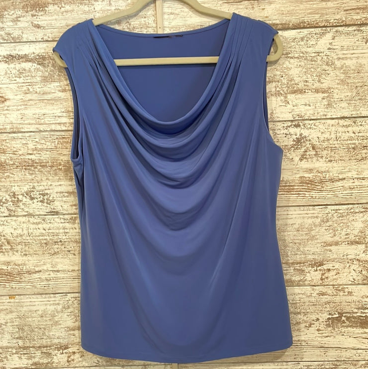 BLUE SLEEVELESS TOP