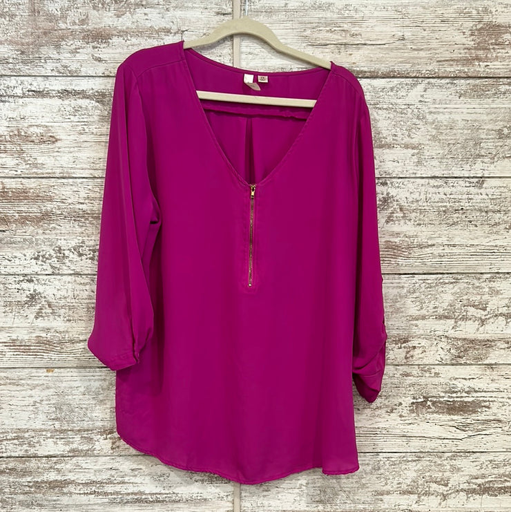 PINK LONG SLEEVE TOP