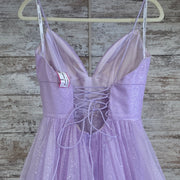 LAVENDER SPARKLY PRINCESS GOWN