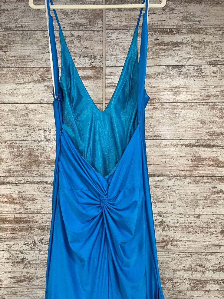 BLUE MERMAID GOWN  (NEW)