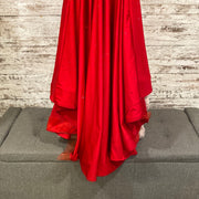 RED SPARKLY LONG EVENING GOWN