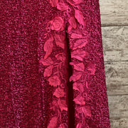 PINK/FLORAL LONG GOWN (NEW)