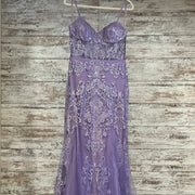 LAVENDER SPARKLY MERMAID GOWN