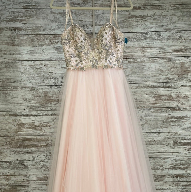 PINK A LINE GOWN (NEW)