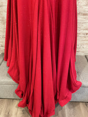 RED SPARKLY LONG GOWN (NEW)