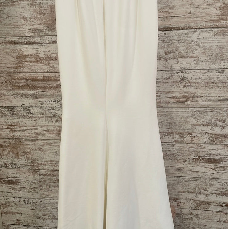 WHITE LONG EVENING GOWN