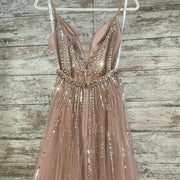 PINK SPARKLY 2 PC. GOWN SET