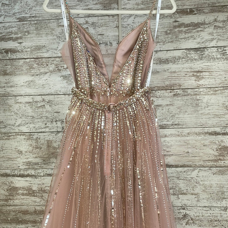 PINK SPARKLY 2 PC. GOWN SET