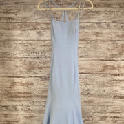 BLUE SPARKLY MERMAID GOWN