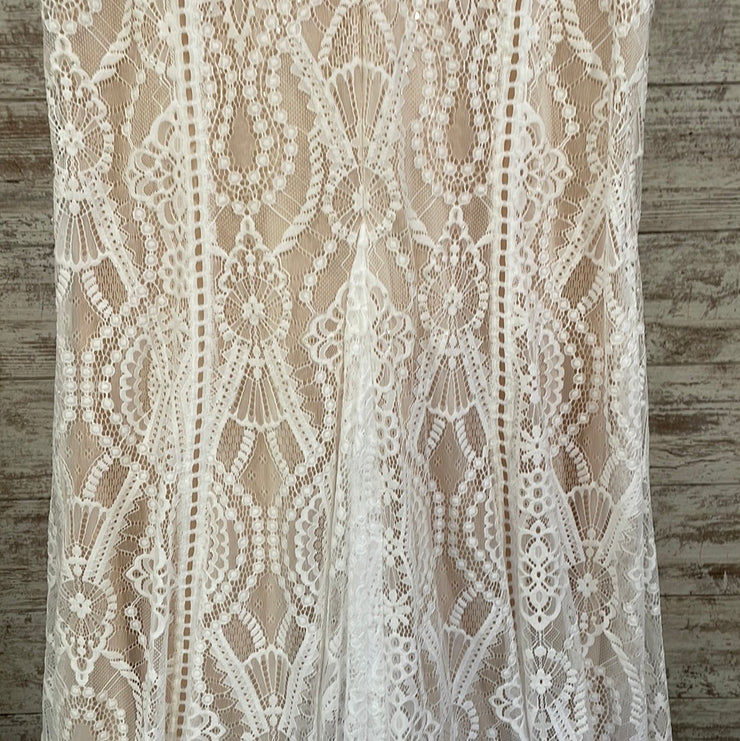WHITE LACE WEDDING GOWN (NEW)