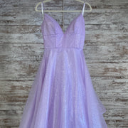 LAVENDER SPARKLY PRINCESS GOWN