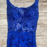 ROYAL BLUE SPARKLY MERMAID GOW