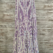 LAVENDER/WHITE A LINE GOWN-NEW