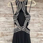 BLACK SPARKLY LONG DRESS (NEW)