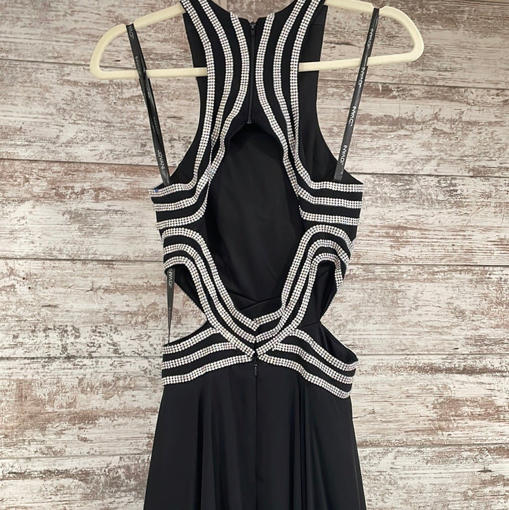 BLACK SPARKLY LONG DRESS (NEW)