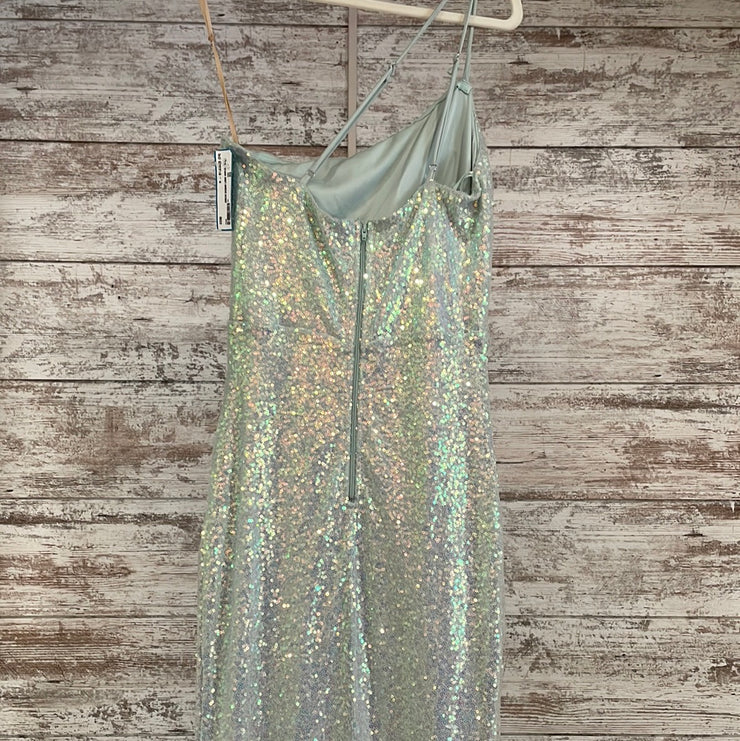 GREEN SEQUIN LONG DRESS (NEW)