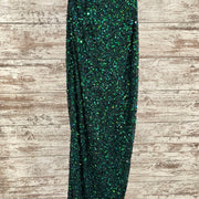 GREEN SEQUIN LONG DRESS (NEW)