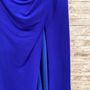 ROYAL BLUE LONG EVENING GOWN