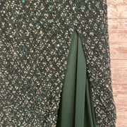 GREEN SPARKLY LONG DRESS (NEW)