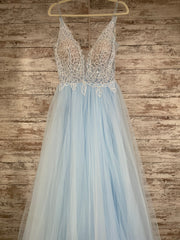 BLUE/WHITE PRINCESS GOWN (NEW)